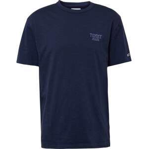 Tommy Jeans Tričko námořnická modř / kouřově modrá