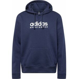 ADIDAS SPORTSWEAR Sportovní mikina námořnická modř / bílá