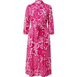 Derhy Košilové šaty 'CHARLENE' fuchsiová / světle růžová / bílá