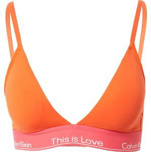 Calvin Klein Underwear Podprsenka 'Pride' pink / oranžově červená / bílá