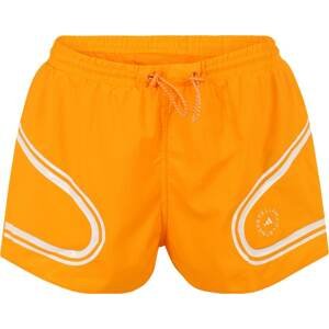 ADIDAS BY STELLA MCCARTNEY Sportovní kalhoty oranžová / offwhite