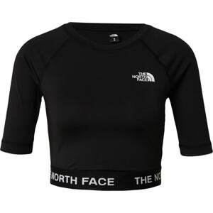 THE NORTH FACE Funkční tričko černá / bílá