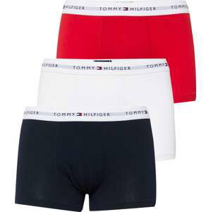 Tommy Hilfiger Underwear Boxerky marine modrá / červená / bílá / barva vaječné skořápky