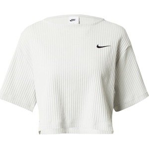 Nike Sportswear Tričko světle šedá / černá