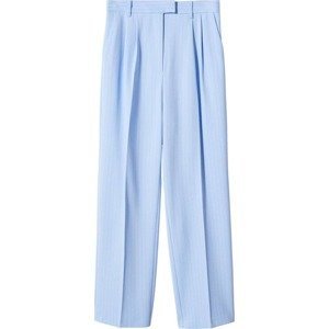 MANGO Kalhoty s puky 'Nube' pastelová modrá / světlemodrá