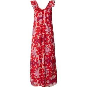River Island Letní šaty bobule / starorůžová / jasně červená