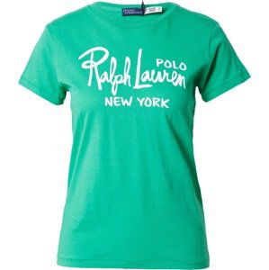 Polo Ralph Lauren Tričko zelená / bílá