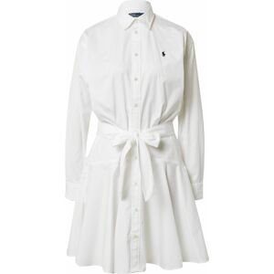 Polo Ralph Lauren Košilové šaty černá / bílá