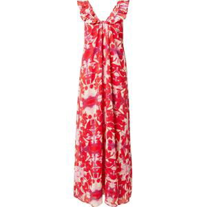 River Island Letní šaty růžová / světle růžová / červená / bílá