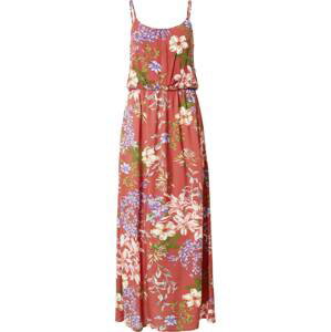 ONLY Letní šaty 'NOVA' olivová / fialová / starorůžová / melounová