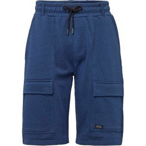BLEND Kalhoty marine modrá