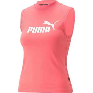 PUMA Sportovní top růže / bílá