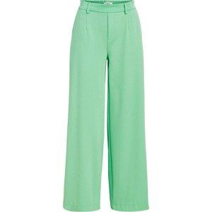 OBJECT Kalhoty se sklady v pase 'Lisa' světle zelená