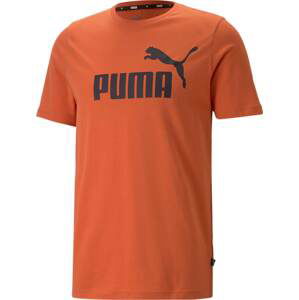 PUMA Funkční tričko tmavě oranžová / černá