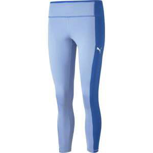 PUMA Sportovní kalhoty modrá / lenvandulová / bílá