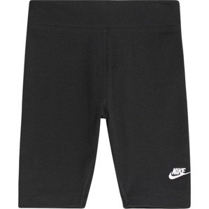 Nike Sportswear Legíny černá / bílá