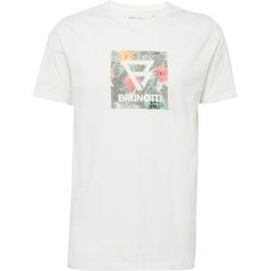 BRUNOTTI Funkční tričko šedá / petrolejová / růžová / bílá