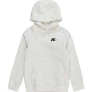 Nike Sportswear Mikina černá / bílá