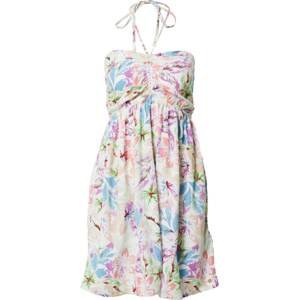 ROXY Letní šaty 'HAPPY HOUR' tyrkysová / světle zelená / lososová / bílá