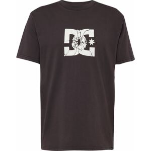 DC Shoes Tričko 'SHATTER' černá / bílá