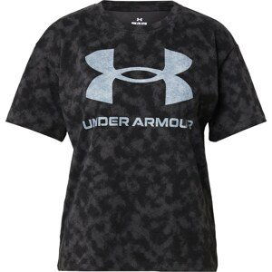 UNDER ARMOUR Funkční tričko šedá / černá