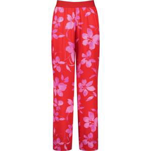 SAMOON Kalhoty pink / červená