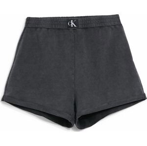 Calvin Klein Swimwear Kalhoty černá / černá džínovina / bílá