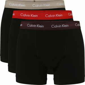 Calvin Klein Underwear Boxerky šedá / červená / černá / bílá