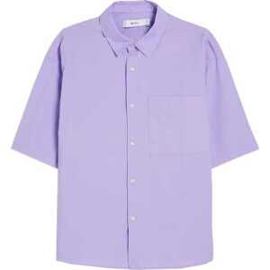 Bershka Košile pastelová fialová