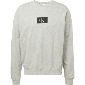 Calvin Klein Underwear Mikina šedý melír / černá / bílá