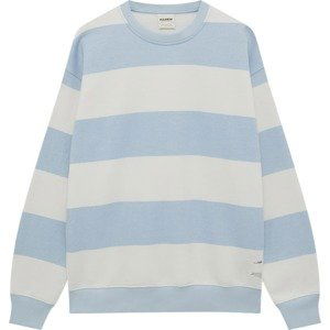 Pull&Bear Mikina modrá / bílá