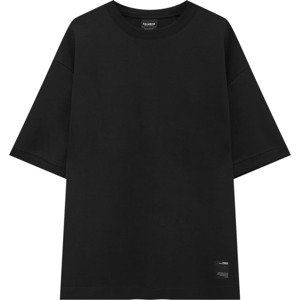 Pull&Bear Tričko černá / bílá