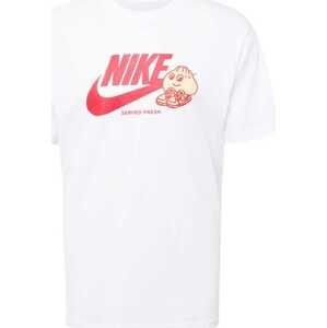 Nike Sportswear Tričko pastelově oranžová / grenadina / bílá