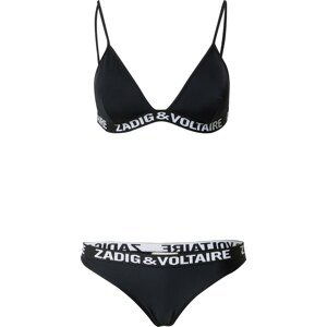 Zadig & Voltaire Bikiny černá / bílá