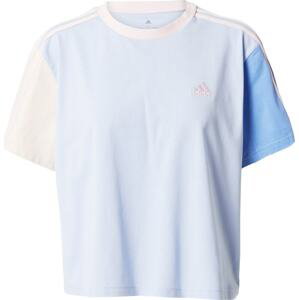 ADIDAS SPORTSWEAR Funkční tričko tělová / modrá / pastelová modrá / růžová