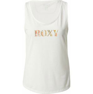 ROXY Top olivová / oranžová / korálová / přírodní bílá