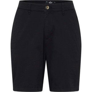 HOLLISTER Chino kalhoty 'METEORITE' černá