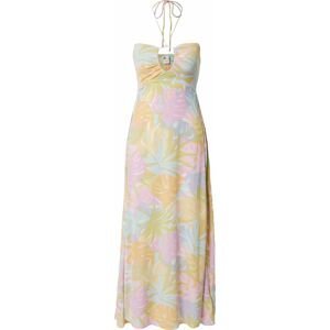 BILLABONG Letní šaty 'SO GROOVY' světlemodrá / světle zelená / fialová / oranžová