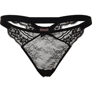 Hunkemöller Tanga černá