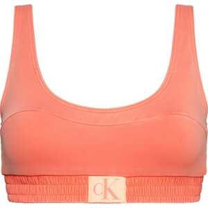 Calvin Klein Swimwear Horní díl plavek oranžová