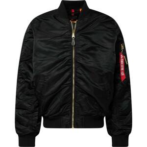 ALPHA INDUSTRIES Přechodná bunda červená / černá / bílá