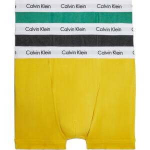 Calvin Klein Underwear Boxerky žlutá / tmavě šedá / nefritová / bílá