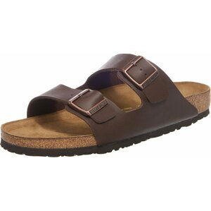 BIRKENSTOCK Pantofle hnědá