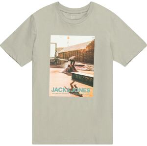 Jack & Jones Junior Tričko 'Gem' šedá / mix barev