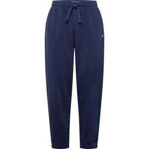 Tommy Jeans Kalhoty námořnická modř / červená / offwhite