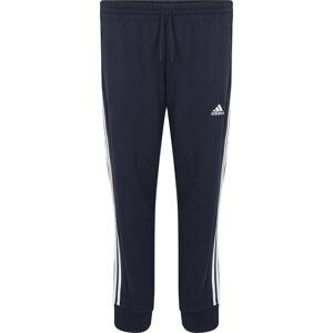 ADIDAS SPORTSWEAR Sportovní kalhoty tmavě modrá / bílá