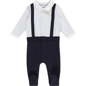 BOSS Kidswear Dupačky/body marine modrá / světlemodrá / bílá