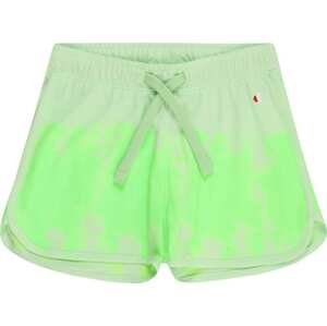 Champion Authentic Athletic Apparel Kalhoty svítivě zelená / pastelově zelená / červená / bílá