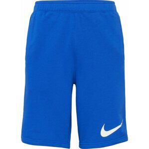 Nike Sportswear Kalhoty modrá / námořnická modř / bílá