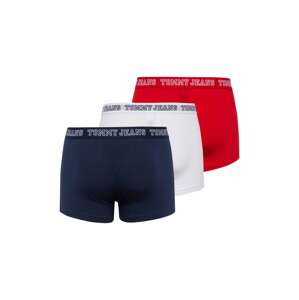 Tommy Jeans Boxerky tmavě modrá / světle šedá / světle červená / offwhite